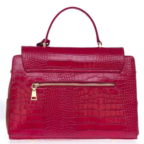 red handbags crocodile.